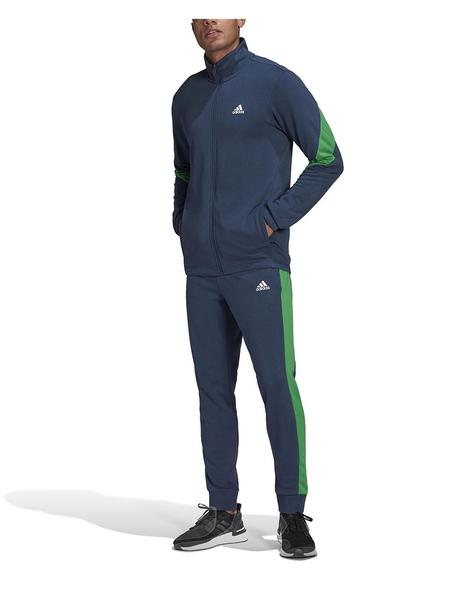 Variante hará tocino Chandal Adidas M Cotton Marino/Verde Hombre