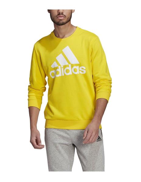 libro de texto Bienes rango Sudadera Adidas M BL FT Amarillo Hombre