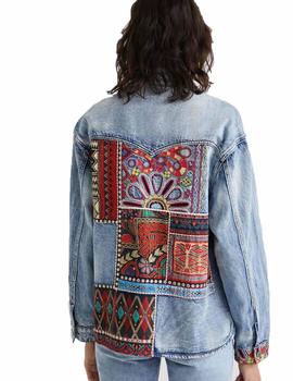 Cazadora Desigual Denim Nueva Delhi Azul Mujer