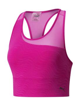 Top Puma Mid Impact Flawless Fucsia Mujer