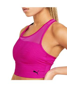 Top Puma Mid Impact Flawless Fucsia Mujer