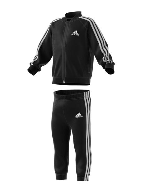 Óxido pase a ver Previsión Chandal Adidas I 3S TS TRIC Negro/Blanco Niño