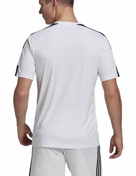 Camiseta Adidas Squad 21 JSY Blanco/Negro Hombre