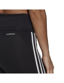 Leggings Adidas W 3S 7/8 Negro/Blanco Mujer