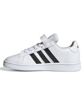 Zapatilla Adidas Grand Court C Blanca/Negra