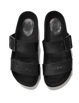 Sandalias Desigual Aries Half Logo Negro Mujer