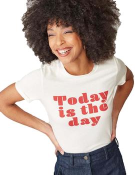 Camiseta Naf Naf Otoday MC Crudo Mujer