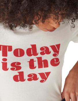Camiseta Naf Naf Otoday MC Crudo Mujer