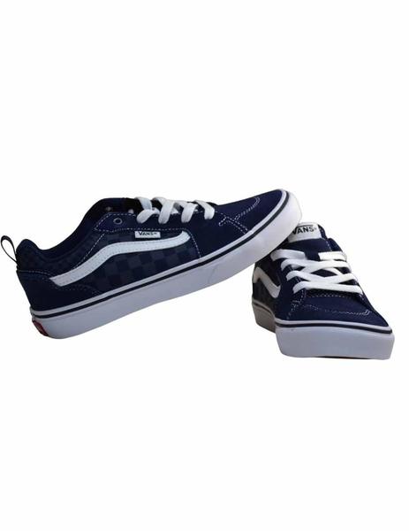 Zapatillas Vans YT Filmore Check Marino/Gris