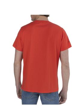 Camiseta elPulpo Silhouette Colours Rojo Hombre