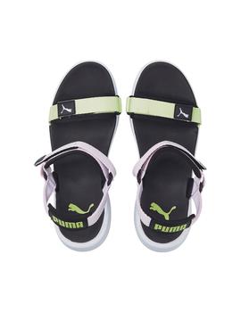 Sandalias Puma Sportie Wns Rosa/Verde Mujer