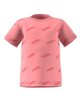 Set Adidas I Fav SS Rosa Para Niña