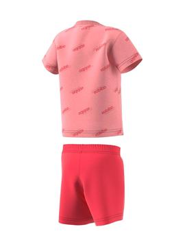 Set Adidas I Fav SS Rosa Para Niña