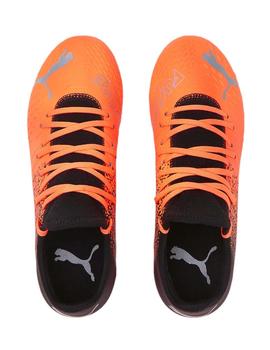 Botas Futbol Puma Future Z 4.3 MG Jr Naranja Niño