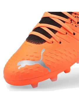 Botas Futbol Puma Future Z 4.3 MG Jr Naranja Niño