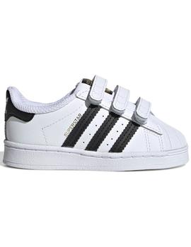 Zapatillas Adidas Superstar CF I Blanco/Negro