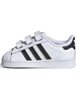Zapatillas Adidas Superstar CF I Blanco/Negro