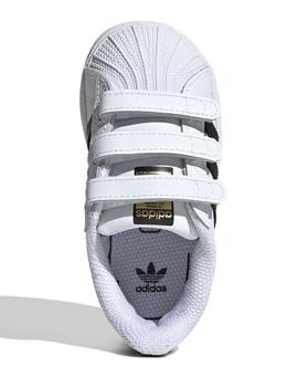 Zapatillas Adidas Superstar CF I Blanco/Negro