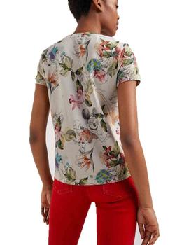 Camiseta Desigual Play Mickey Piedra Mujer