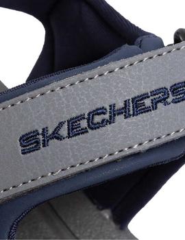 Sandalias Skechers Flex Advant gris Hombre