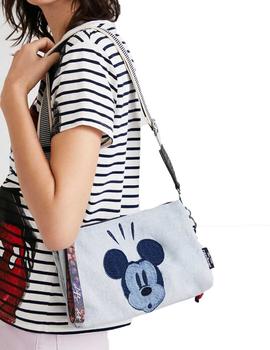 Bolso Desigual Mickey Denim Dortmund Azul Mujer