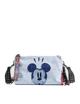 Bolso Desigual Mickey Denim Dortmund Azul Mujer