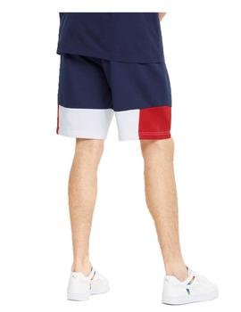 Pantalon corto Puma ESS  Block Mno/Bco/Rojo Hombre