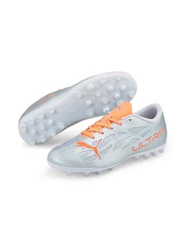 Botas Puma Ultra 4.4 MG JR Gris/Naranja