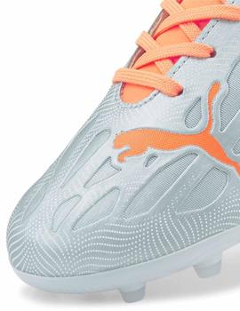 Botas Puma Ultra 4.4 MG JR Gris/Naranja