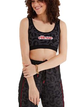 Top Ellesse Sezwin Bra Camo Negro/Gris Mujer