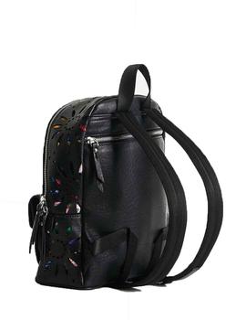 Mochila Desigual Dandelion Mombasa Min Negro Mujer