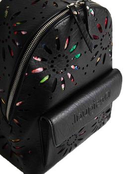 Mochila Desigual Dandelion Mombasa Min Negro Mujer