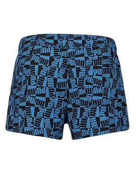 Bañador Puma Block Logo Azul/negro Hombre