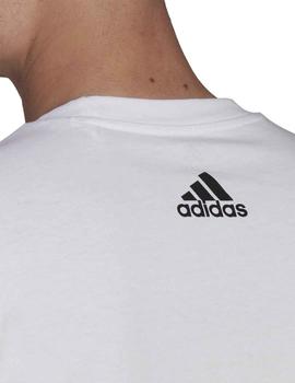 Camiseta Adidas M BL Q2 Blanco