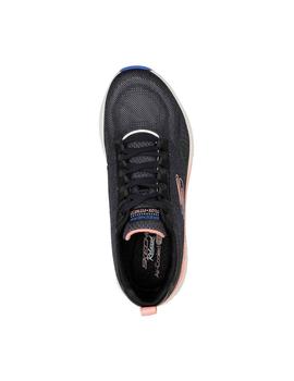 Zapatilla Skechers Relaxed Fit D'Lux Fitness Negro
