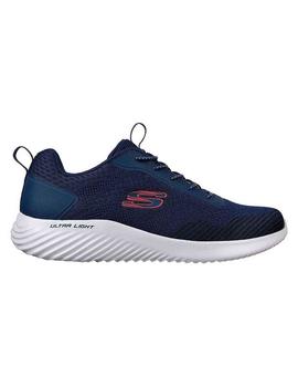 Zapatillas Skechers Bounder Intread Marino Hombre