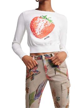 Pantalon Desigual Tropi Arena Mujer