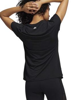 Camiseta Adidas 3 BAR Negro/Blanco Mujer