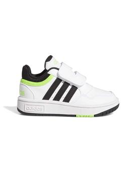 Zapatillas Adidas Hoops 3.0 blanco/negro niño