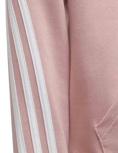 Chaqueta Adidas G 3S FZ HD Rosa Blanco Ni a