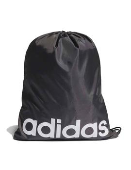 Mochila Adidas Linear Gymsack Negro/Blanco