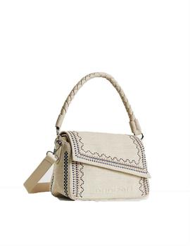 Bolso Desigual Regasita Phuket Mini Beige Mujer