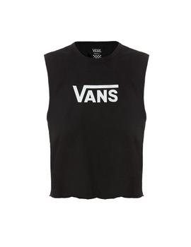 Camiseta Vans WM Drop V Muscle TNK Negro Mujer