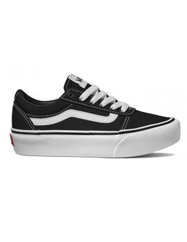 Zapatillas Vans Ward Platform Canvas Negro/Blanco