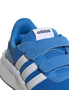 Zapatillas Adidas Run 70s CF K Azul/Blanco Junior