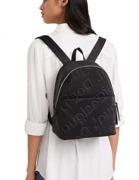 DESIGUAL, Mochilas Negro de Mujer