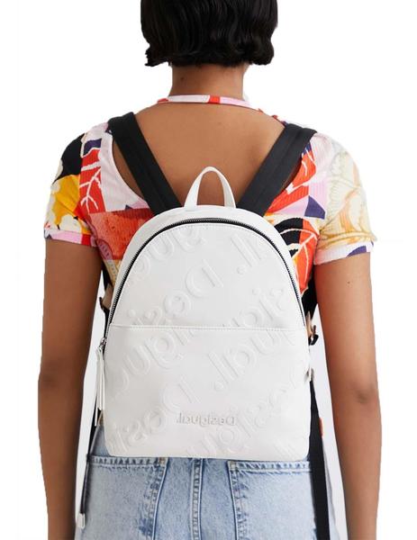 Mochila Desigual Colorama Mombasa Mini Negro Mujer