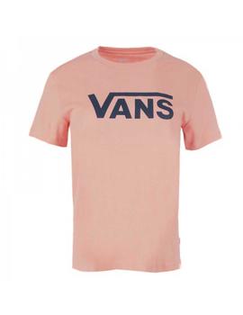 Camiseta Vans Drop V Rosa Mujer