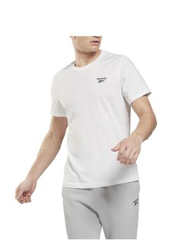 Camiseta Reebok Rl Left Chest Logo Blanco Hombre