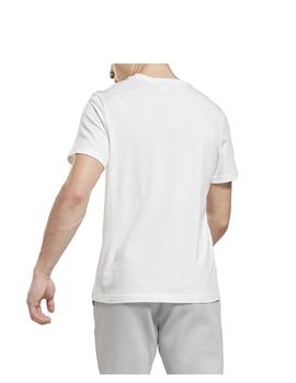 Camiseta Reebok Rl Left Chest Logo Blanco Hombre
